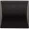 Jeffrey Alexander 1-1/4" Overall Length  Matte Black Roman Cabinet Knob 944MB - alternate 2